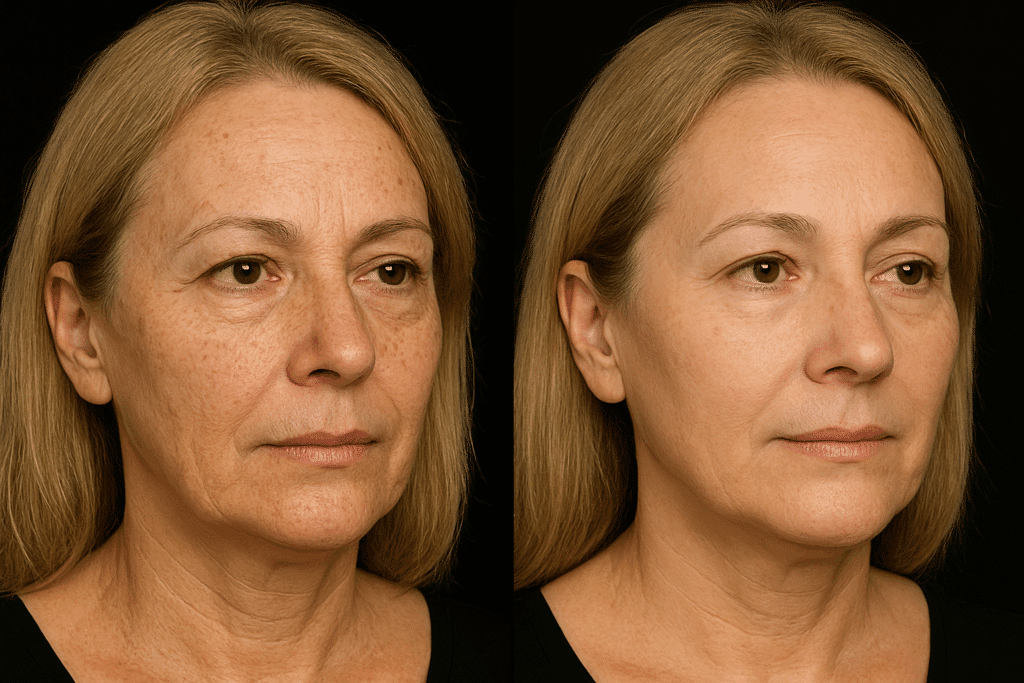 Antes y Después del Tratamiento de Láser de CO2